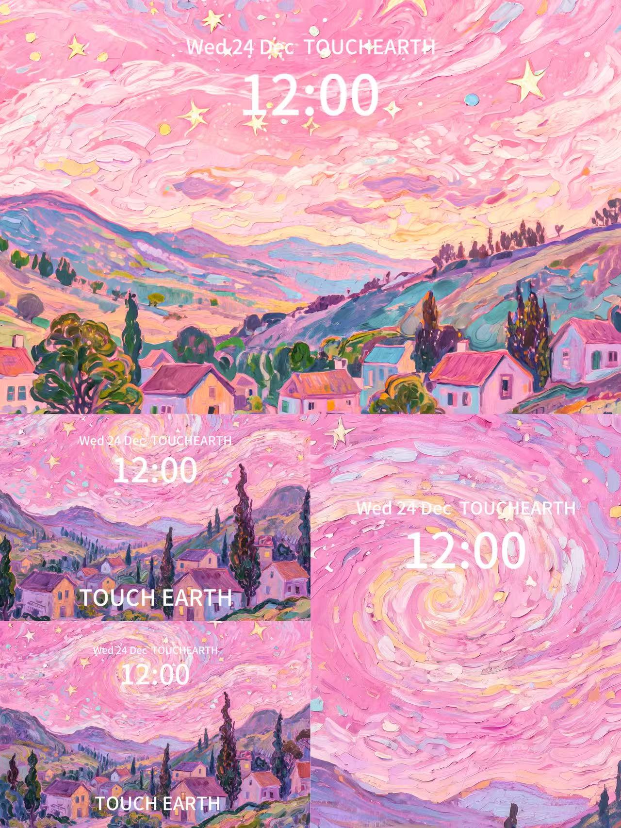 Pink Van Gogh